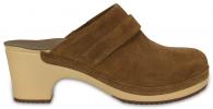 CROCS SARAH SUEDE CLOG 203415 Hazelnut