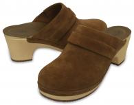 CROCS SARAH SUEDE CLOG 203415 Hazelnut