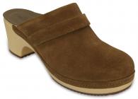 CROCS SARAH SUEDE CLOG 203415 Hazelnut