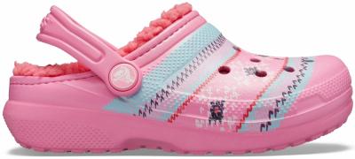 Crocs Classic Printed Lined Clog Kids