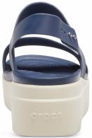 Women’s Crocs Brooklyn Low Wedge Navy / Stucco