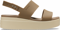 Women’s Crocs Brooklyn Low Wedge Khaki/Bone