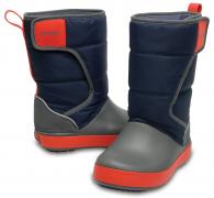 CROCS Kids’ LodgePoint Snow Boot Navy / Slate Grey 