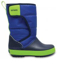 CROCS Kids’ LodgePoint Snow Boot Blue Jean / Navy